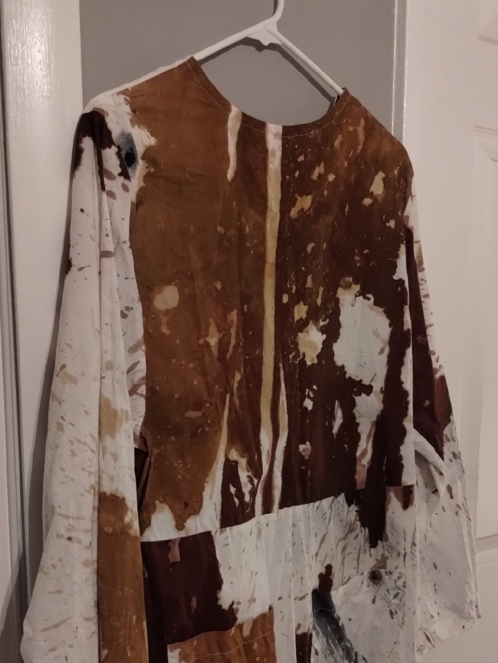 Osei Duro Hand Batiked Flight Suit Jumper Made In Ghana 1 (XS-L) - Picture 5 of 11